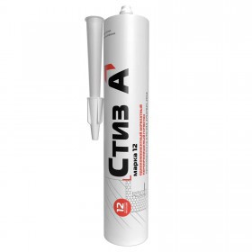 Герметик акриловый Стиз А наружный белый 310 мл, шт