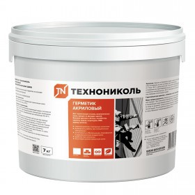 Герметик акриловый ТехноНиколь для межпанельных швов белый 7 кг, шт