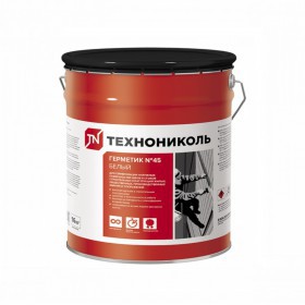 Герметик бутил-каучуковый ТехноНиколь №45 белый 16 кг, шт