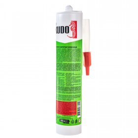 Герметик силиконовый Kudo KSK-120 санитарный прозрачный 280 мл, шт