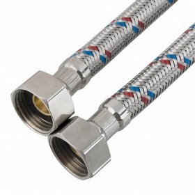 Гибкая подводка для воды 1/2 ВР(г) х 1/2 ВР(г) 80 см, шт