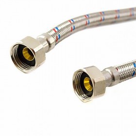 Гибкая подводка для воды 1/2 ВР(г) х 1/2 ВР(г) 80 см, шт