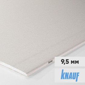 Гипсокартон Knauf ГКЛ 2500х1200х9,5 мм, лист