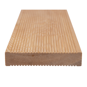 Доска террасная Вельвет лиственница сорт АВ двухсторонняя 24х140х4000 мм, 4 шт/упак