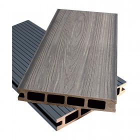 Доска террасная ДПК Винтаж брашировка серый 24х140х3000 мм, шт