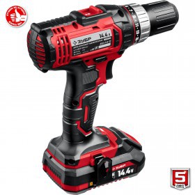 Дрель-шуруповерт Зубр 14.4 В, 2 АКБ, 2 Ач, в кейсе ДШЛ-145-22