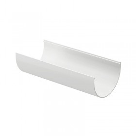 Желоб водосточный 3000 мм Docke Premium 120/86 мм Ral 9003 пломбир, шт