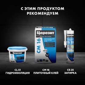 Затирка для плитки Церезит CE 40 Premium №13 антрацит, для швов до 10 мм, 2 кг, шт