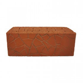 Кирпич керамический рядовой РКЗ одинарный полнотелый с технологическими пустотами до 3% 1НФ М150-300 (392 шт/пал), паллет