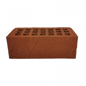 Кирпич керамический рядовой РКЗ полуторный пустотелый 1,4НФ класс плотности 1,4, М150-175, 396 шт/поддон