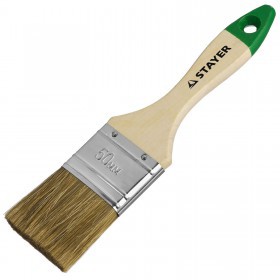 Кисть плоская 50 мм смешанная щетина Stayer Lasur, шт