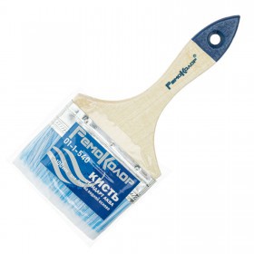 Кисть плоская 100 мм искусственная щетина РемоКолор Стандарт Аква, шт