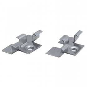 Клипса для террасной доски монтажная металлическая 7/8, 50 шт/упак