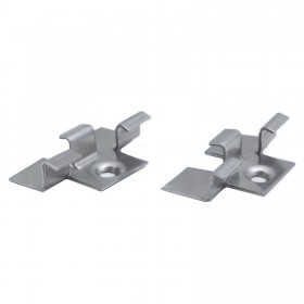 Клипса монтажная для террасной доски, нержавейка, размер 8, шт