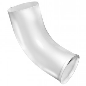 Слив трубы (колено стока) Grand Line Optima 125/90 мм Ral 9003 белый, шт