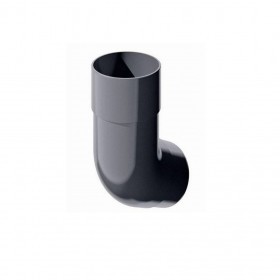 Колено трубы 135 градусов ТехноНиколь/Verat 125/82 мм Ral 7024 серый, шт