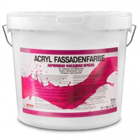Краска акриловая Bitex Acryl Fassadenfarbe для фасадов, база 1, 20 кг, шт