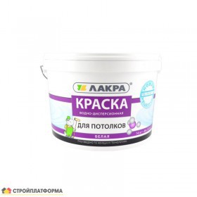 Краска Лакра Для потолков белоснежная 14 кг, шт