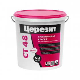 Краска Церезит CT 48 фасадная силиконовая, база А, 15 л, шт