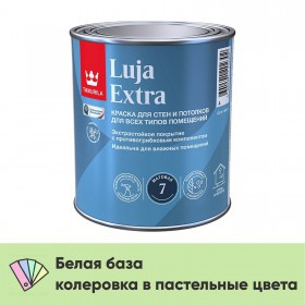 Краска Tikkurila/Tikkivala Luja Extra 7 экстра-стойкая матовая, База А, 0,9 л, шт
