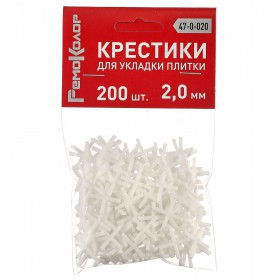 Крестики для плитки 2,0 мм, 200 шт/упак