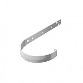 Кронштейн желоба металлический ТехноНиколь/Verat 125/82 мм Ral 9003 белый, шт