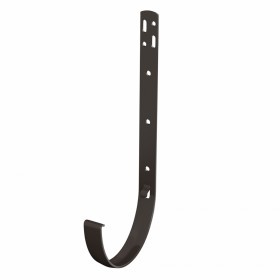 Кронштейн желоба металлический ТехноНиколь Оптима 120/80 мм Ral 8019 темно-коричневый, шт