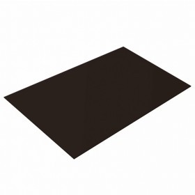 Лист плоский ПЭ в пленке Ral 8017 шоколадно-коричневый 0,4 мм 1250х2000 мм, шт