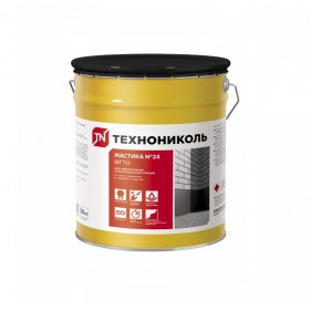 Мастика гидроизоляционная ТехноНиколь №24 МГТН 20 кг, шт