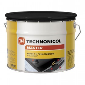 Мастика для ремонта AquaMast Технониколь битумная 10 кг, шт