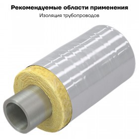 Минеральная вата URSA GEO М-11Ф 18000х1200х50 мм, фольгированная, упак