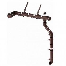 Наконечник Docke Premium 120/86 мм Ral 8019 шоколад, шт