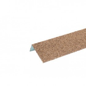 Наличник оконный металлический ТехноНиколь Hauberk Песчаный 1250х100х50 мм, 10 шт/упак