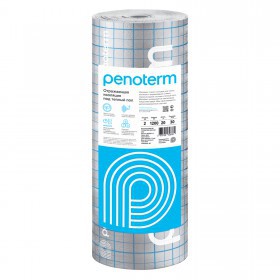 Отражающая изоляция Пенотерм НПП ЛП для теплого пола 10 мм 1,2х15 м, 18 м2/рул
