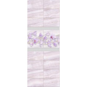 Панель ПВХ Крокус с глиттером серебро 2700х250х8 мм, 12 шт/упак