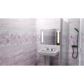 Панель ПВХ Крокус с глиттером серебро 2700х250х8 мм, 12 шт/упак