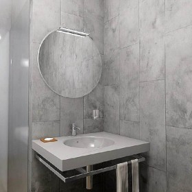 Панель ПВХ Unique Бетон глянец 2700х250х8, 4 шт/упак