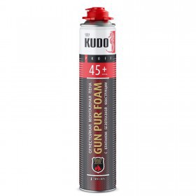 Пена монтажная профессиональная Kudo PROFF 45+ огнестойкая всесезонная 1000 мл, шт