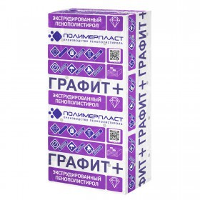 Экструдированный пенополистирол ГРАФИТ+ ЭПС 35 1180х580х30 мм, 14 шт/упак