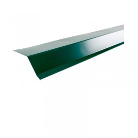 Планка карнизная полиэстер RAL 6005 зеленая 75х50х5 мм, 2 м, шт