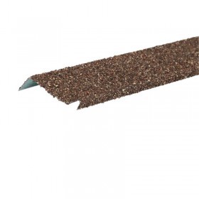 Планка примыкания с гранулятом, бронзовый 20х45х15х10 мм, 1,25 м, шт