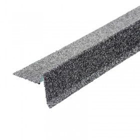 Планка торцевая с гранулятом, стальной 75х25х65х5 мм, 1,25 м, шт