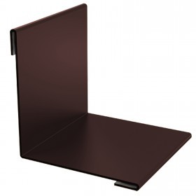 Угол внутренний ПЭ Ral 8017 шоколадно-коричневый 0,45 мм 50х50х2000 мм, шт