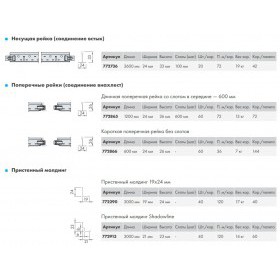 Профиль несущий к подвесному потолку Armstrong Retail ZN Т-24 3600 мм, шт