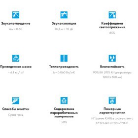 Плита потолочная Armstrong Dune NG Board 600х600 х 15 мм, шт