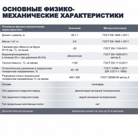 Подкладочный ковер ТехноНиколь ANDEREP PROF (500) полиэфирная основа, 40 м2/рулон
