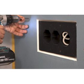 Подрозетник звукоизоляционный Ультракустик, на 4 поста, шт