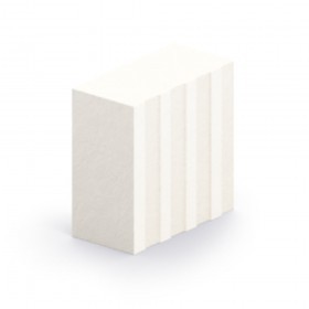 Силикатный блок Поревит СБПо 1-125 125х250х250 мм доборный, 96 шт/0,75 м3/поддон