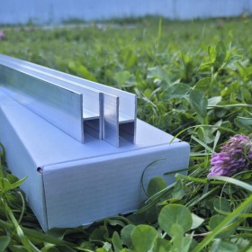 Профиль соединительный Н-образный для грядок 10х500 мм (2 шт/упак), упак