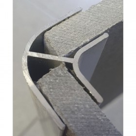 Профиль соединительный угловой для грядок 10х500 мм (4 шт/упак), упак